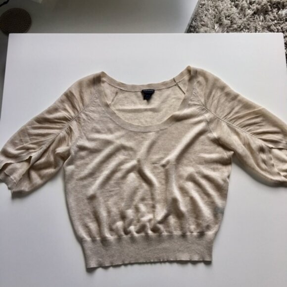 Club Monaco delicate oatmeal sweater size xs - Picture 6 of 13